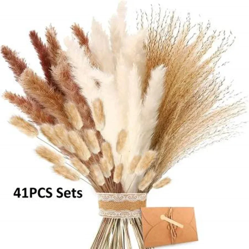 

Faux Little Reeds Home Decor Dried Flowers Decorative Everlasting Flowers Photography Bouquet Rustic Arrangement