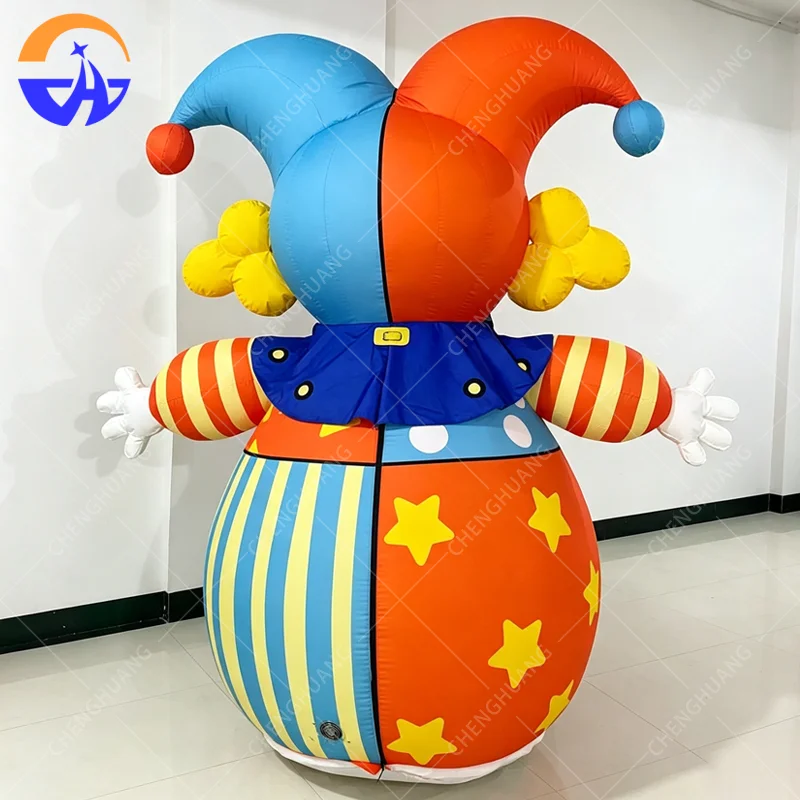 Customized inflatable clown model circus performance advertisement inflatable decoration props with blower