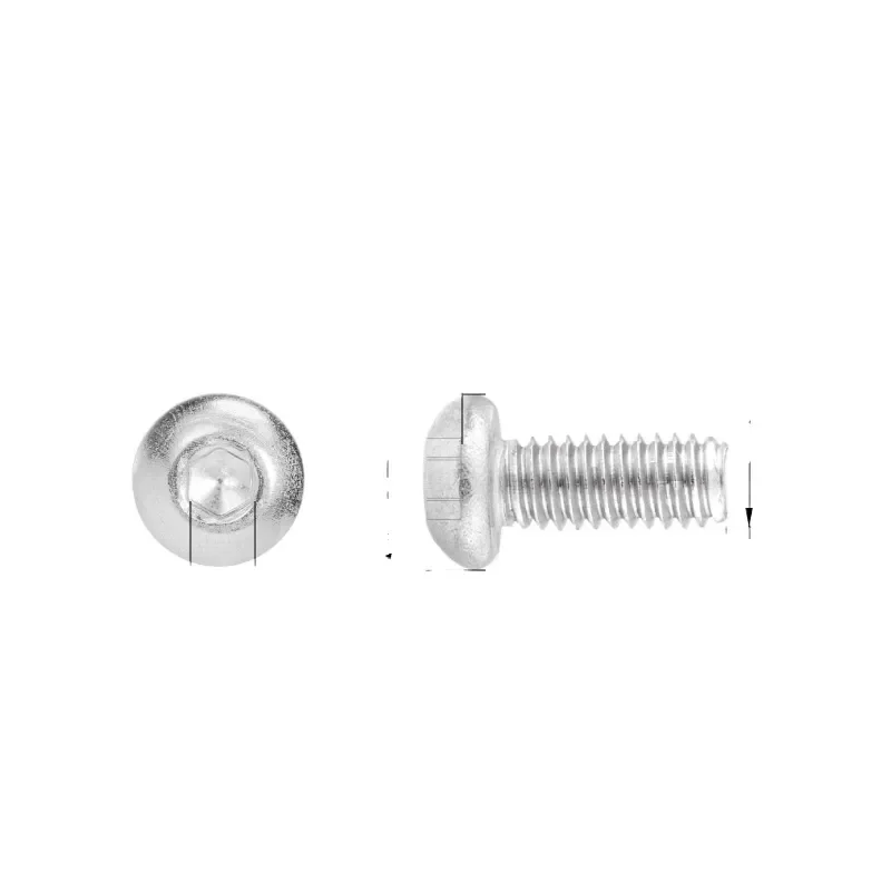 20pcs M2.5x6mm Semi Round Head Screws 3D Printer Spare Parts Hardware Fasteners Bolts Compatible with Tuozhu AA013 Maker