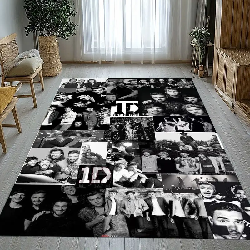 Fashion One D-Direction Boy Band Area Rug,Soft Non-Slip Carpet Mat for Living Room Bedroom Playroom,Sofa Floor Rug,Home Decor
