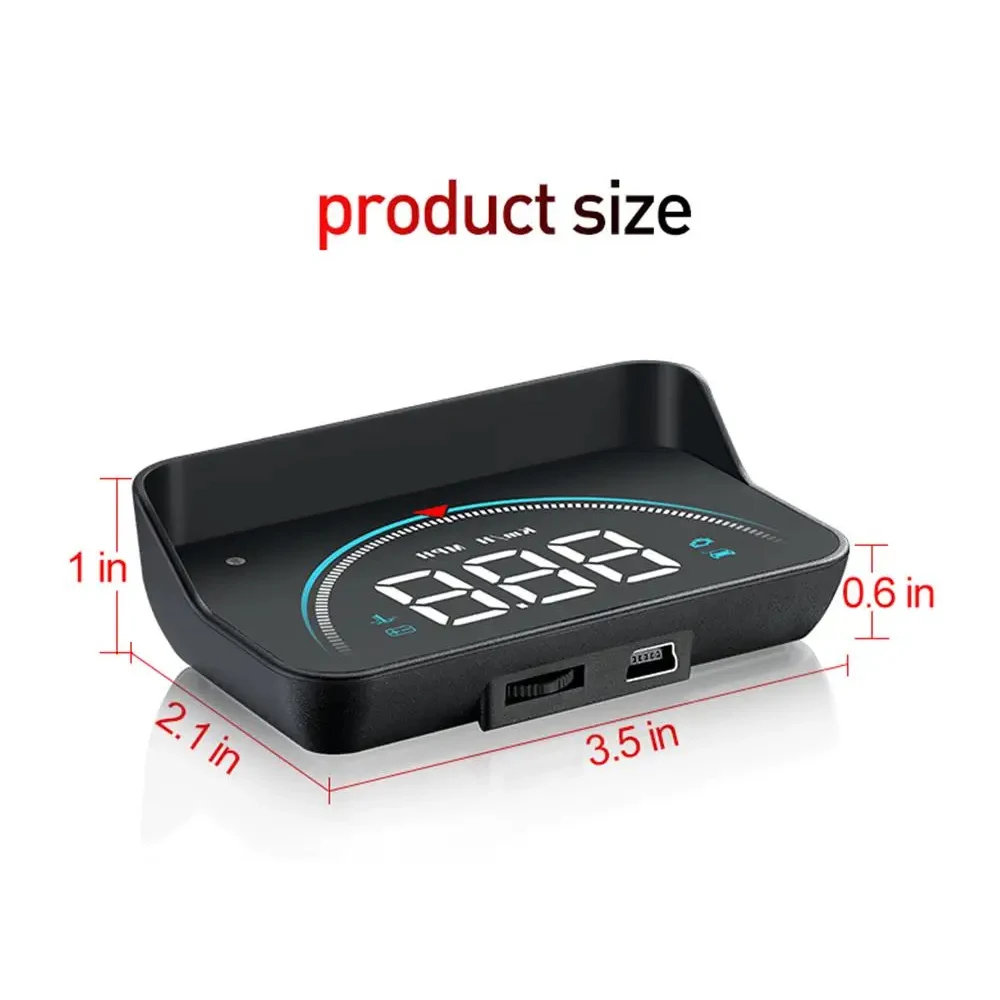 M8 Head Up Display Auto OBD2 EUOBD Übergeschwindigkeitswarnsystem Projektor Windschutzscheibe Auto Elektronische Geschwindigkeit Wassertemperatur Spannungsalarm