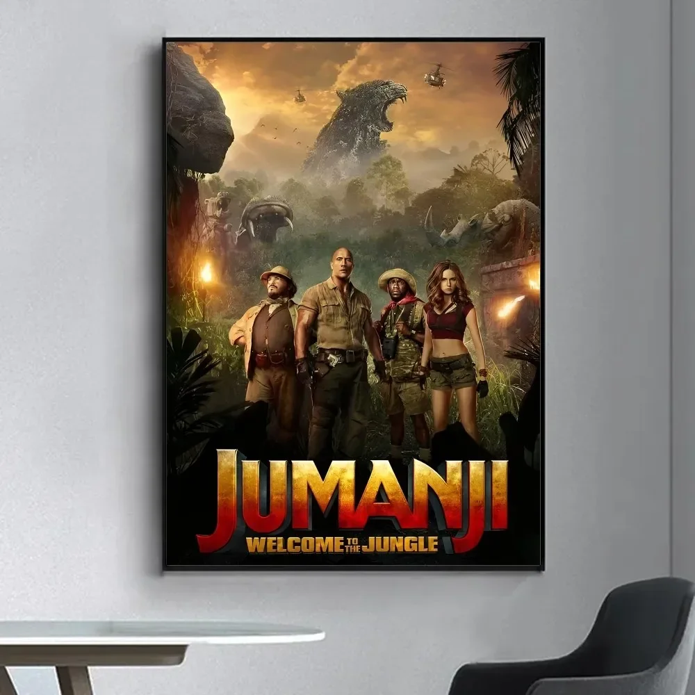 The Game Jumanji  Poster Fancy Wall Sticker for Living Room Bar Vintage Decorative Painting Middle