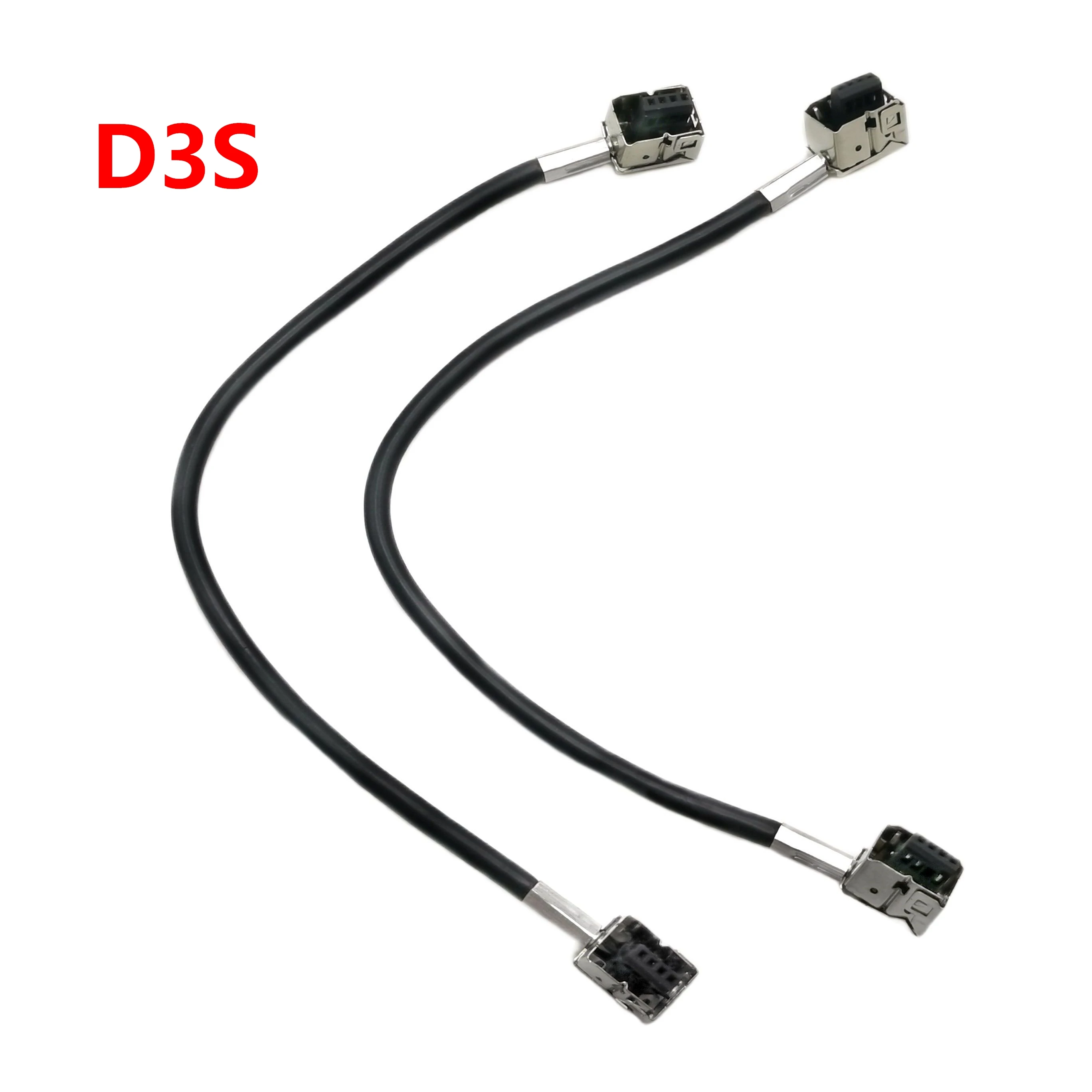 2PCS D3S D3C D3R Socket Adaptors D3S D3C D3R Xenon Cable Converters High Voltage Wire Cable Connector Relay Harness