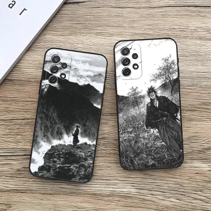 Vagabond Manga Phone Case For Samsung Galaxy A02 A33 A52 A13 A31 A40 A20 A23 A54 A14 A34 Back Soft Cover