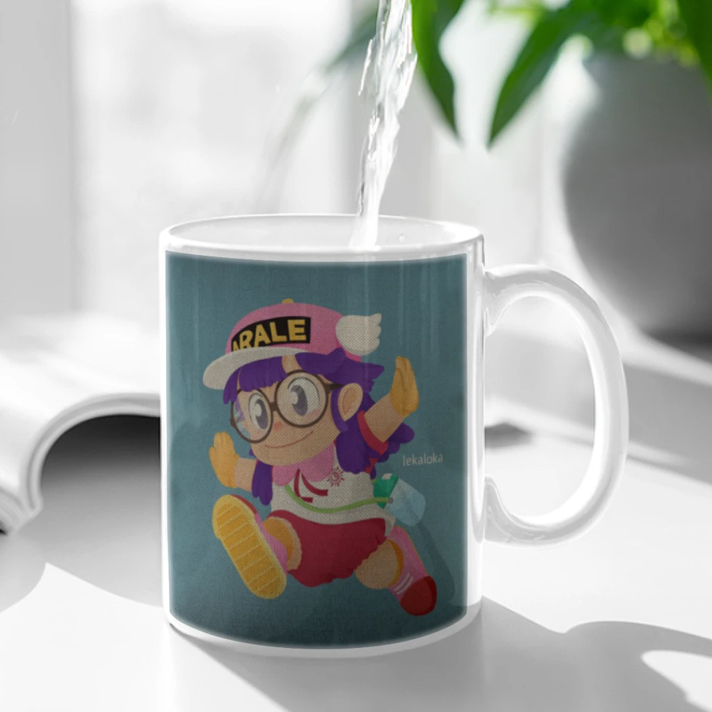 

Arale-Coffee Mug 11oz Fun Ceramic Coffee Tea Cocoa Cup Handle Tea Drink Cup