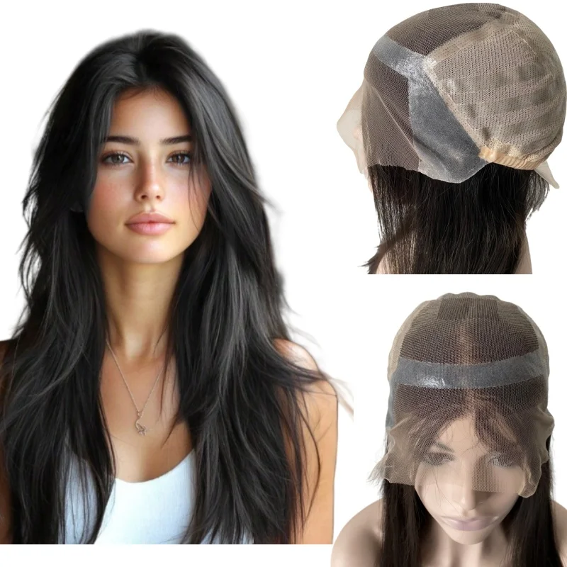 

Натуральный цвет 14-дюймовый медицинский парик из натуральных волос на кружеве для женщин