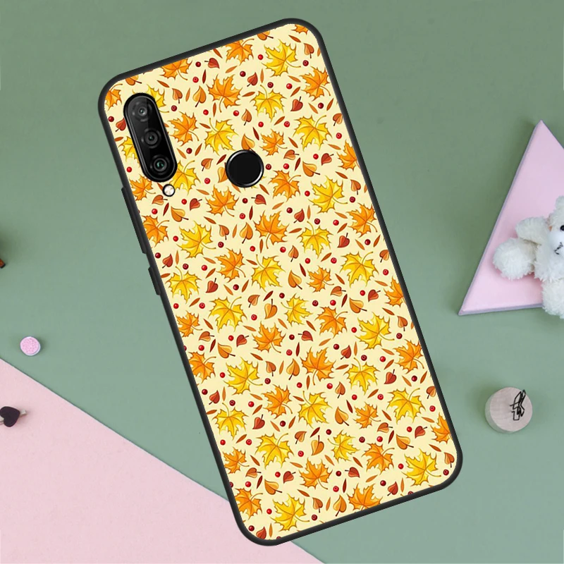 Autumn Leaves Fall Fox Case For Huawei Nova 3i 8i 11i Y90 Y70 Y60 Y61 Nova 5T 9 10 SE P40 P30 Lite Mate 60 P60 Pro