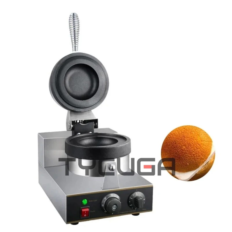 

Electric Ice Cream Waffle Machine Commercial UFO Burger Grill Gelato Panini Press Making Machines Burger Commercial Snacks 110V