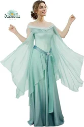 DAIZBELLA 르네상스 의상 여성 레트로 그라디언트 엘프 중세 드레스 여성용