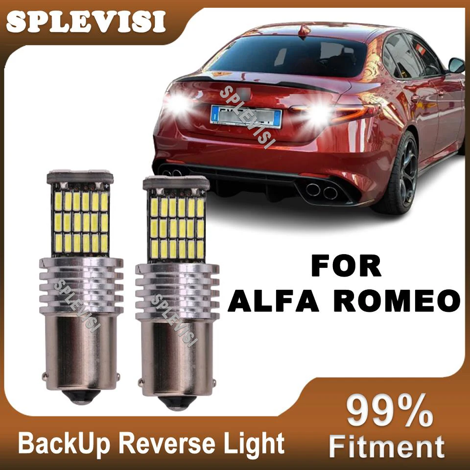 

2pcs LED Reverse Light Blub P21W BA15S Canbus No Error Backup Lamp For Alfa Romeo 145 146 147 156 166 159 GTV Spider Brera Mito