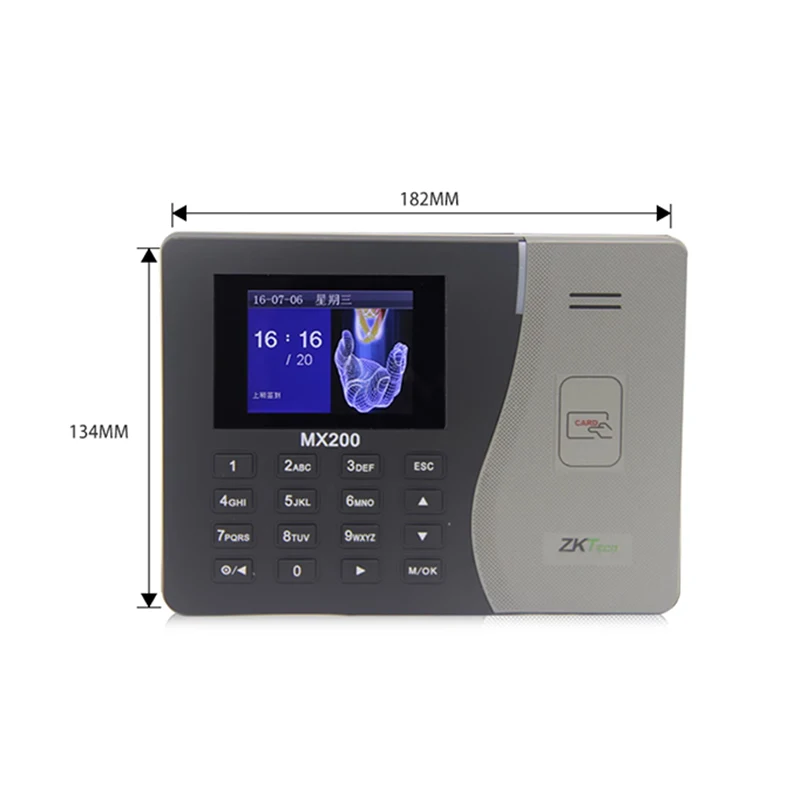 เทอร์มินัลเข้าร่วม MX200-IC 13.56M Hz MF หน้าจอสีความละเอียดสูง