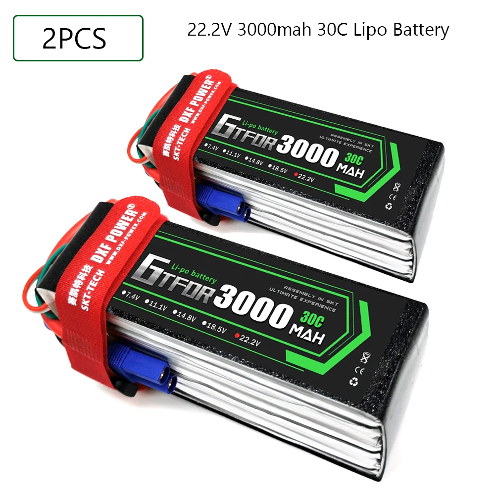 

GTFDR 7.4V 11.1V 15.2V 14.8V 22.2V 2S 3S 4S 6S 3000mAh 5200Mah 6300Mah 6500mAh 6200mAh 6750mAh 8000mAh 7000mAh Lipo Batteries