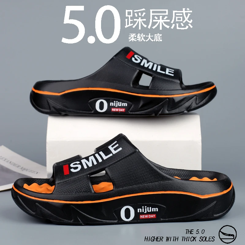 Men Slippers EVA Lightweight Indoor Beach Unisex Non Slip High Quality Women Sandals Comfortable Cute Luxury Couple Summer Brand