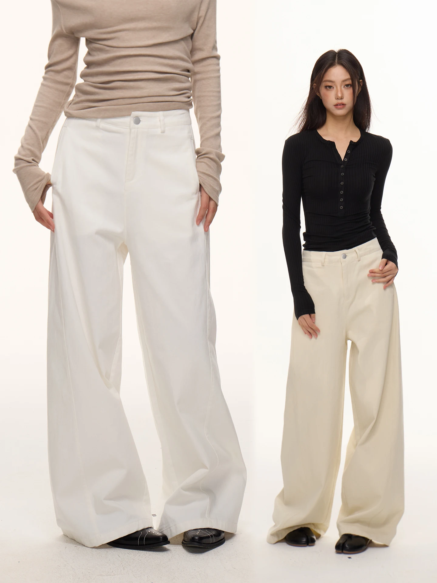 

Low Waist Cotton Denim Pants Women's Loose Casual Trousers Vintage Sle Spring Collection Comfortable Fit Button Closure