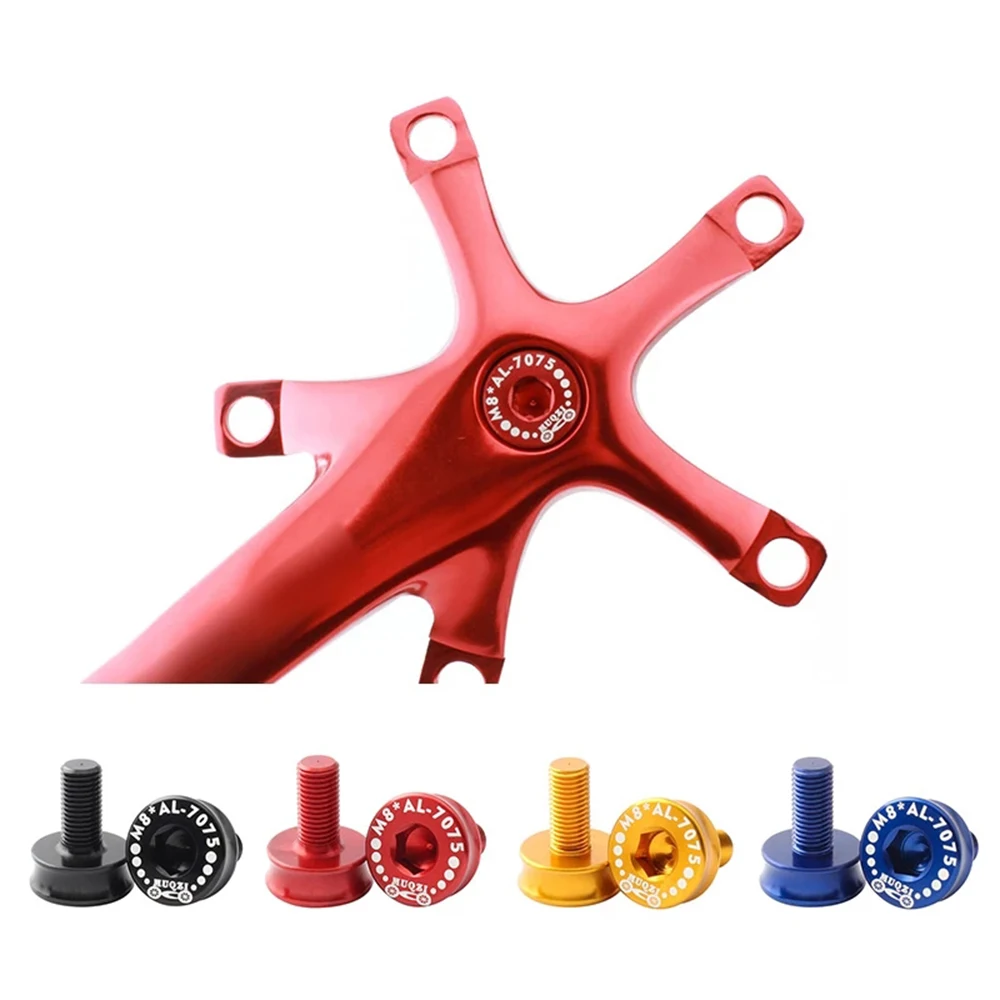 

Folding Bike Waterproof Aluminum Alloy Sealed M8 Bottom Bracket Screw Crank Screws Crankset Screw Bottom Bracket Bolts