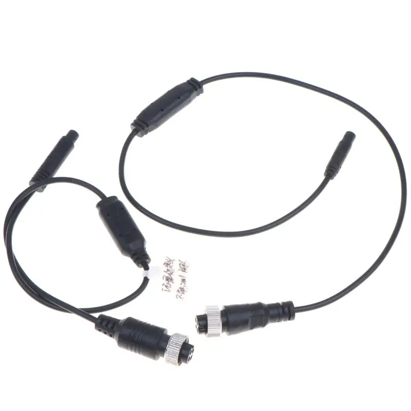 Aviation To 4 Pin 5V Step Down Power Cord 9‑36V Reverse Wiring Adapter Cable For Car Dash Cam Recorder Surveillance System