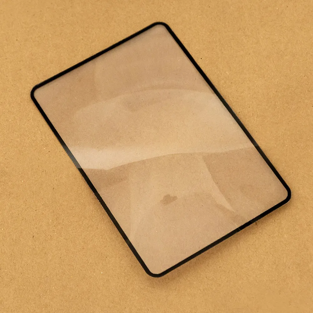 5Pcs Magnifying Bookmark PVC Full Page Magnifier for Reading Books Transparent Sheet Ultra Thin Lightweight Portable Page