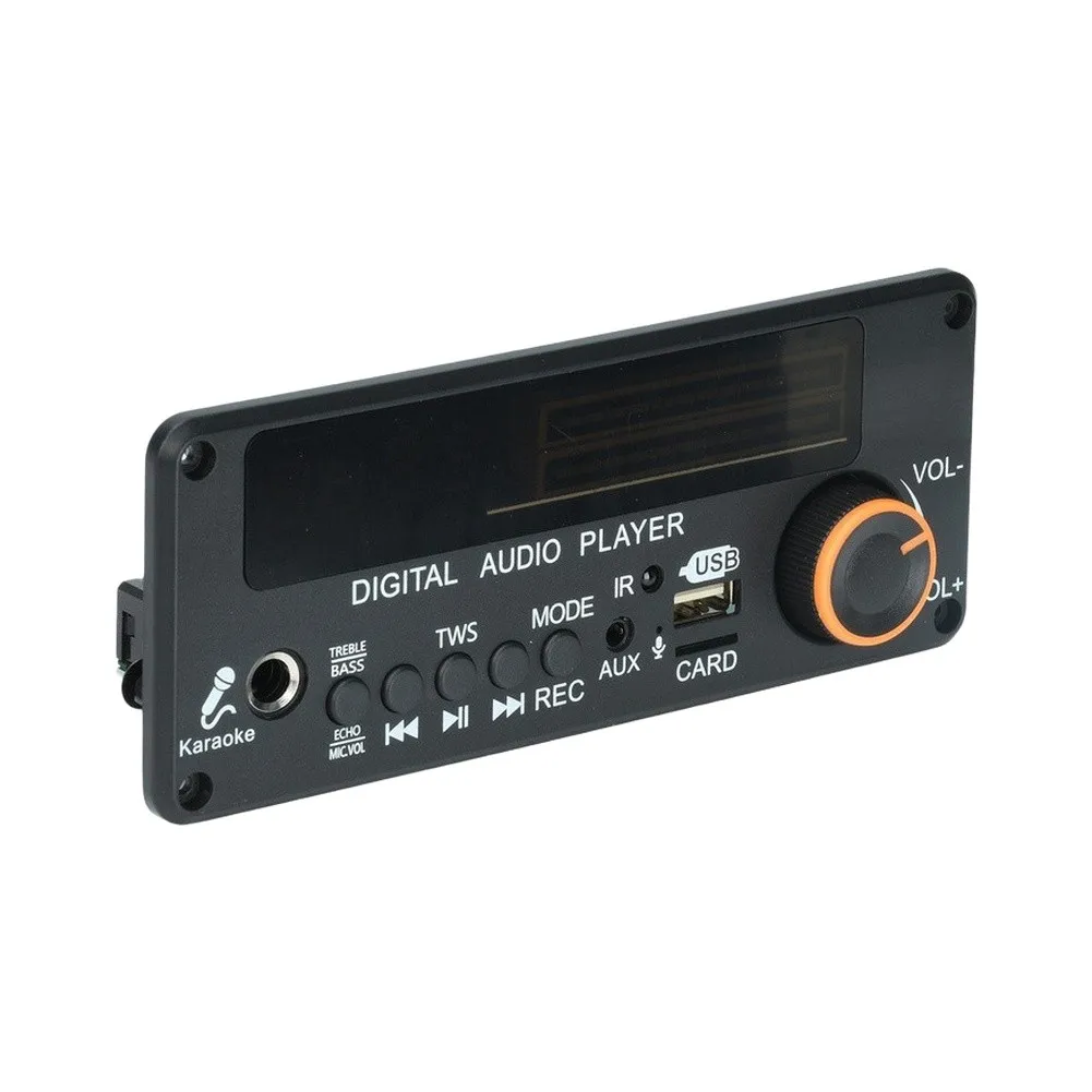 D189BT Audio Decoding Board for USB Drive and TF Card Audio Files FM Radio Recording Pairing for Portable Speakers