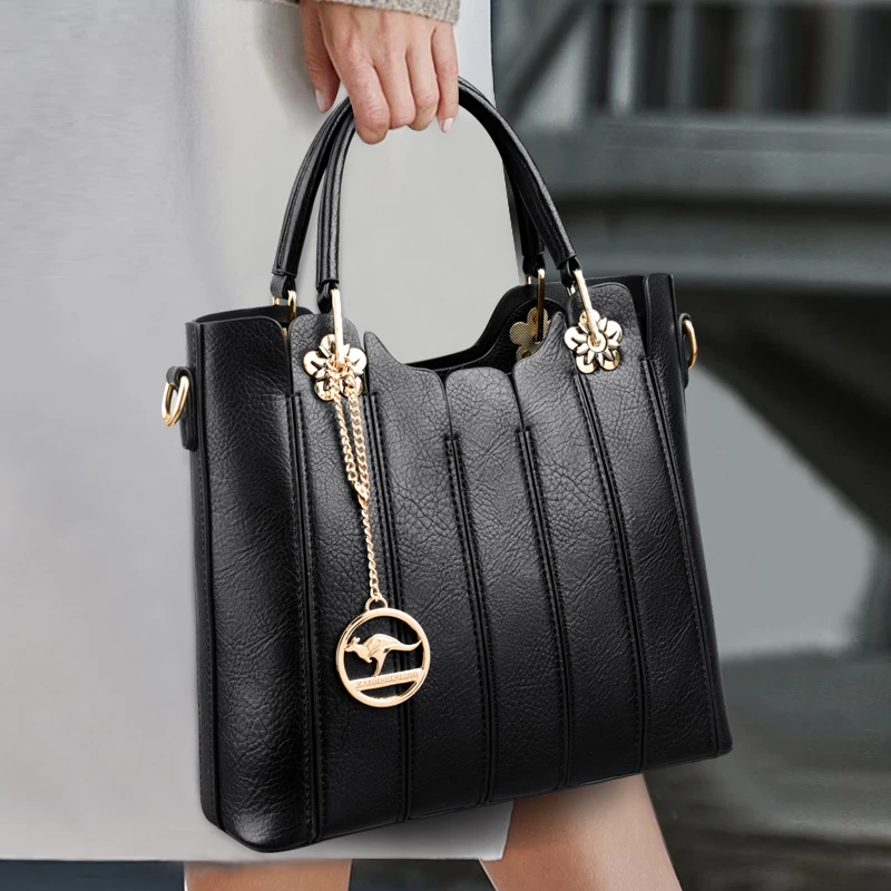 

2024 Women Luxury Designer Handbag Soft Leather Large Capacity Female Shoulder Bags Famous Brand Womens Crossbody Bag Sac A Main