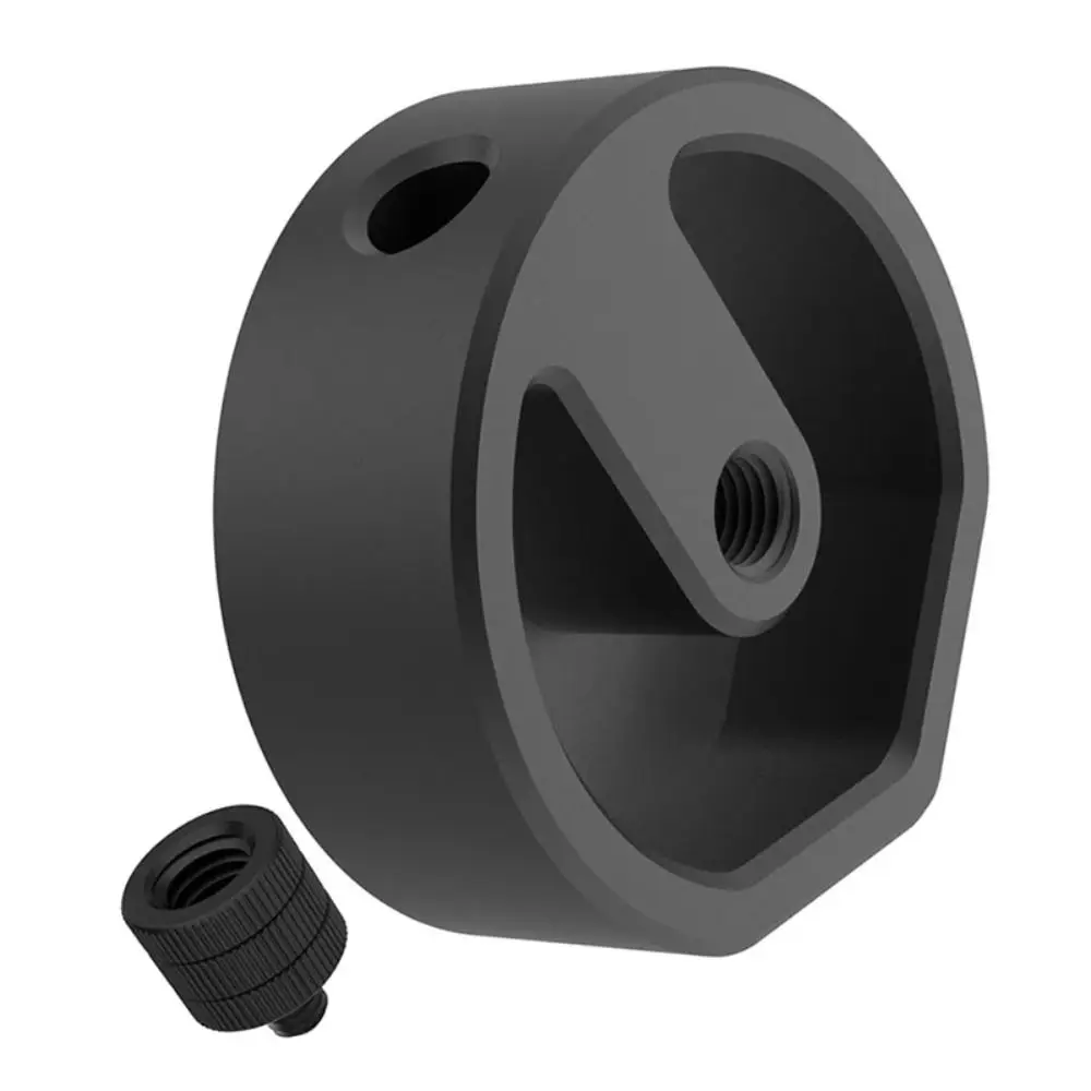 

Non-slip 1/4 Screw Tripod Adapter Aluminum Alloy Stable Aluminum Pipe Adapter Fixing Part Anti-loosening Tripod Mount Adapter