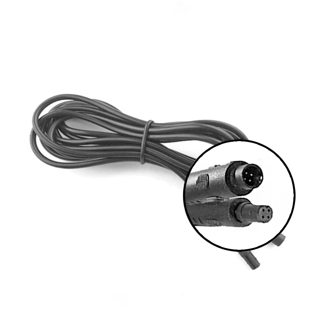 2m 4 Pins Car DVR Extension Cable Car Dash Rear Camera Extension Cable Backup Reverse Cam 4-pin Extension Wire Cord 