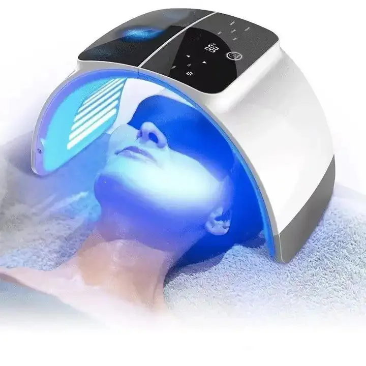 

Foldable 7 Colors and Ca+ Light LED Photon Light Therapy PDT LED Facial Machine for Acne Treatment