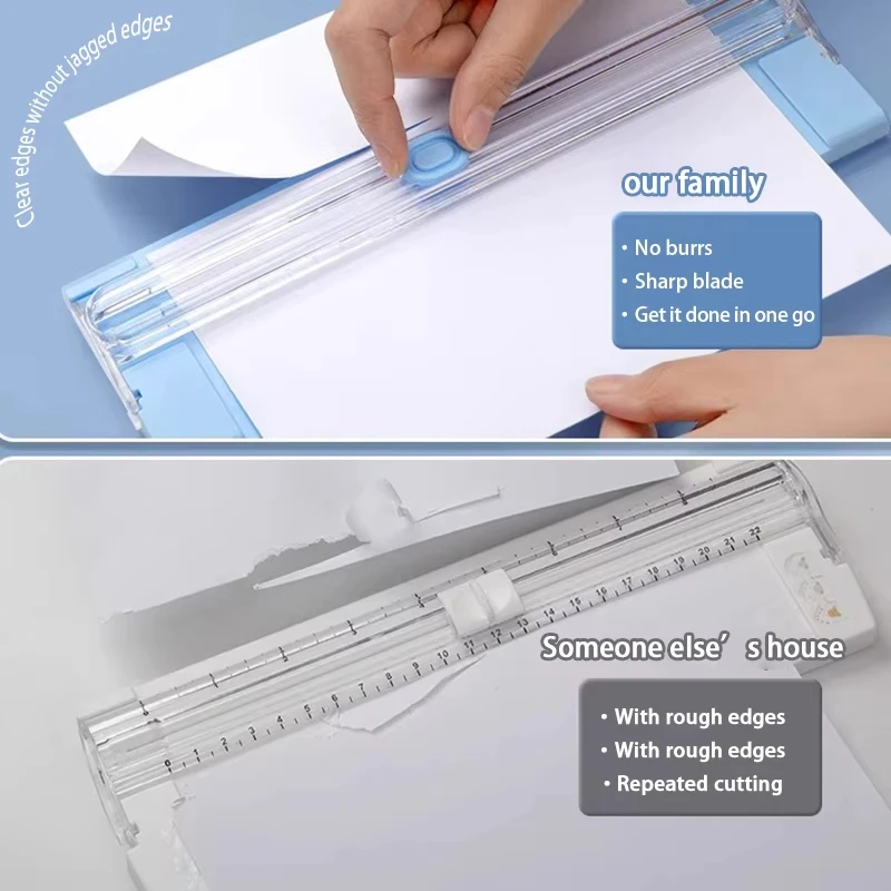 Cortador de Papel Mini A4 1pc, Máquina de Corte para Papel Artesanal, Cartão, Foto, Papel Laminado, Scrapbook, Ferramentas de Artesanato Doméstico, Novo