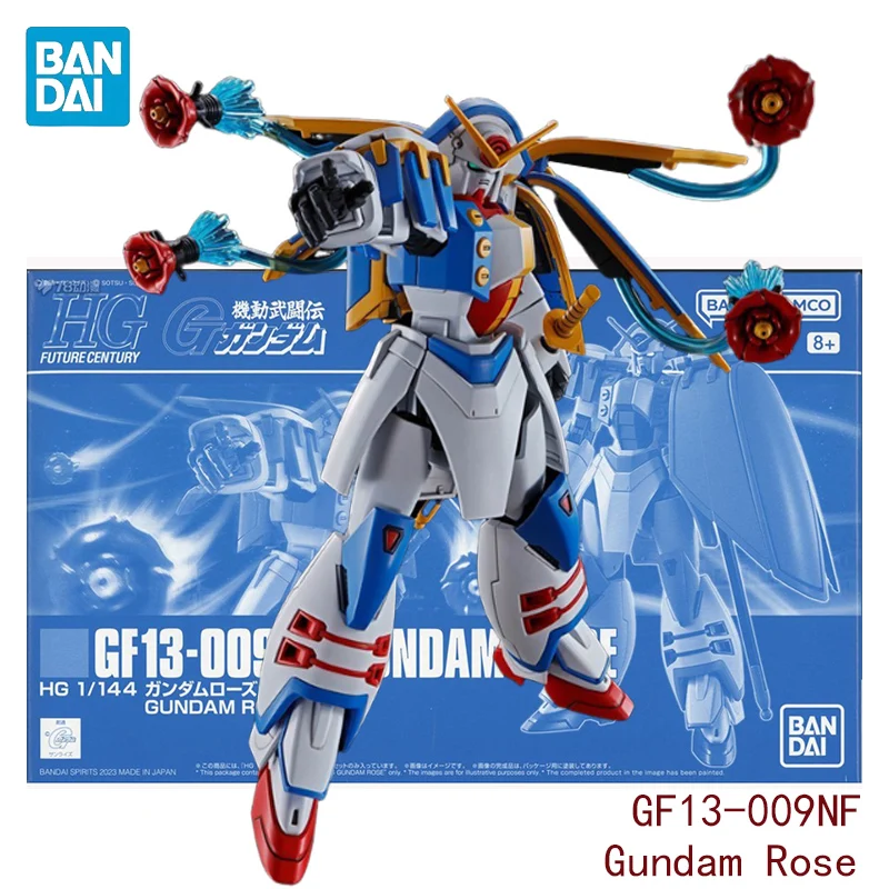 

BANDAI PB LIMITED HGUC Mobile Fighter G Gundam GF13-009NF Gundam Rose Anime Action Figures Assembly Model Collection Toy