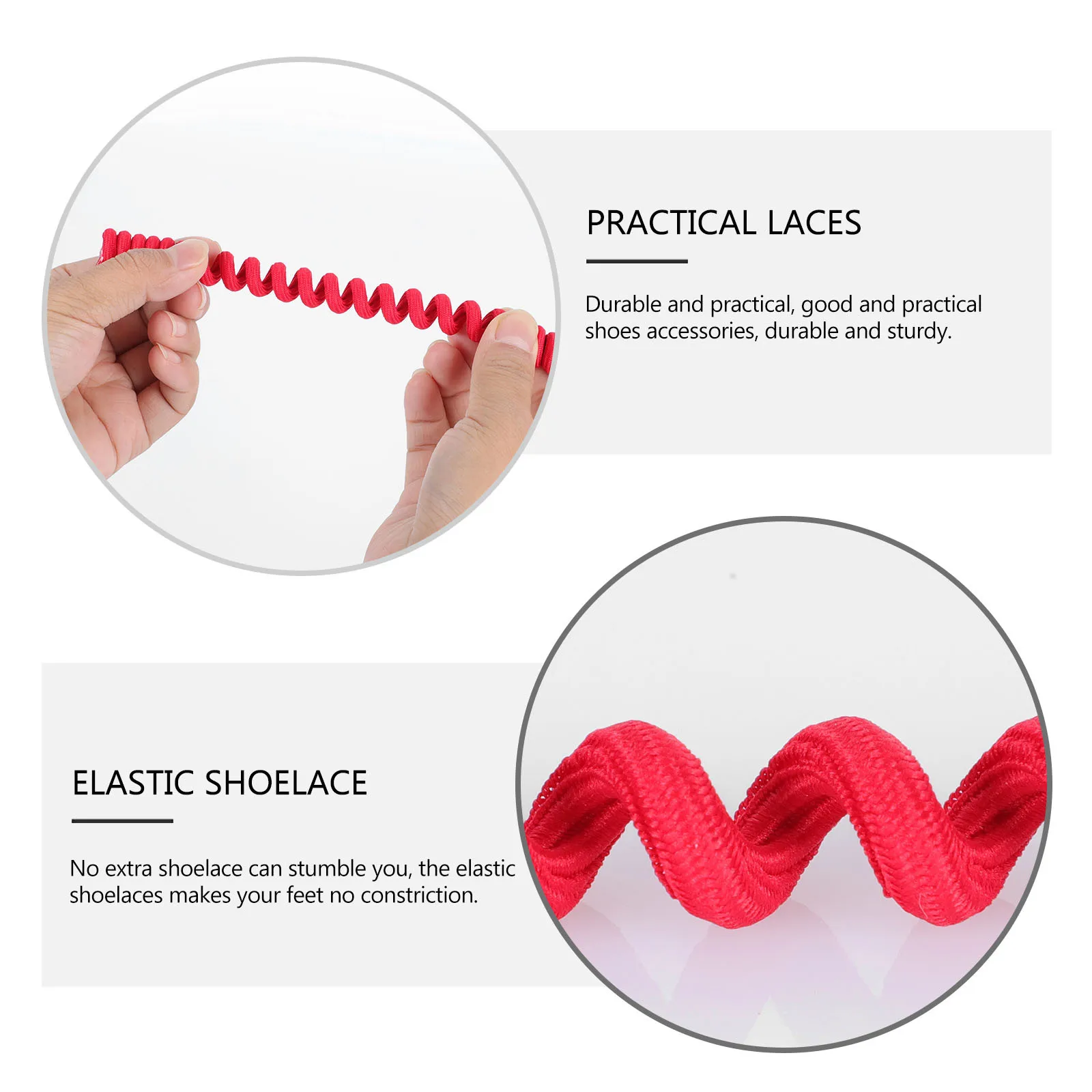 

11Pairs Elastic Shoelaces No Tying Stretchy Shoe Laces Comfortable Easy Use All Match Shoes Elastic Shoelaces Practical Laces,