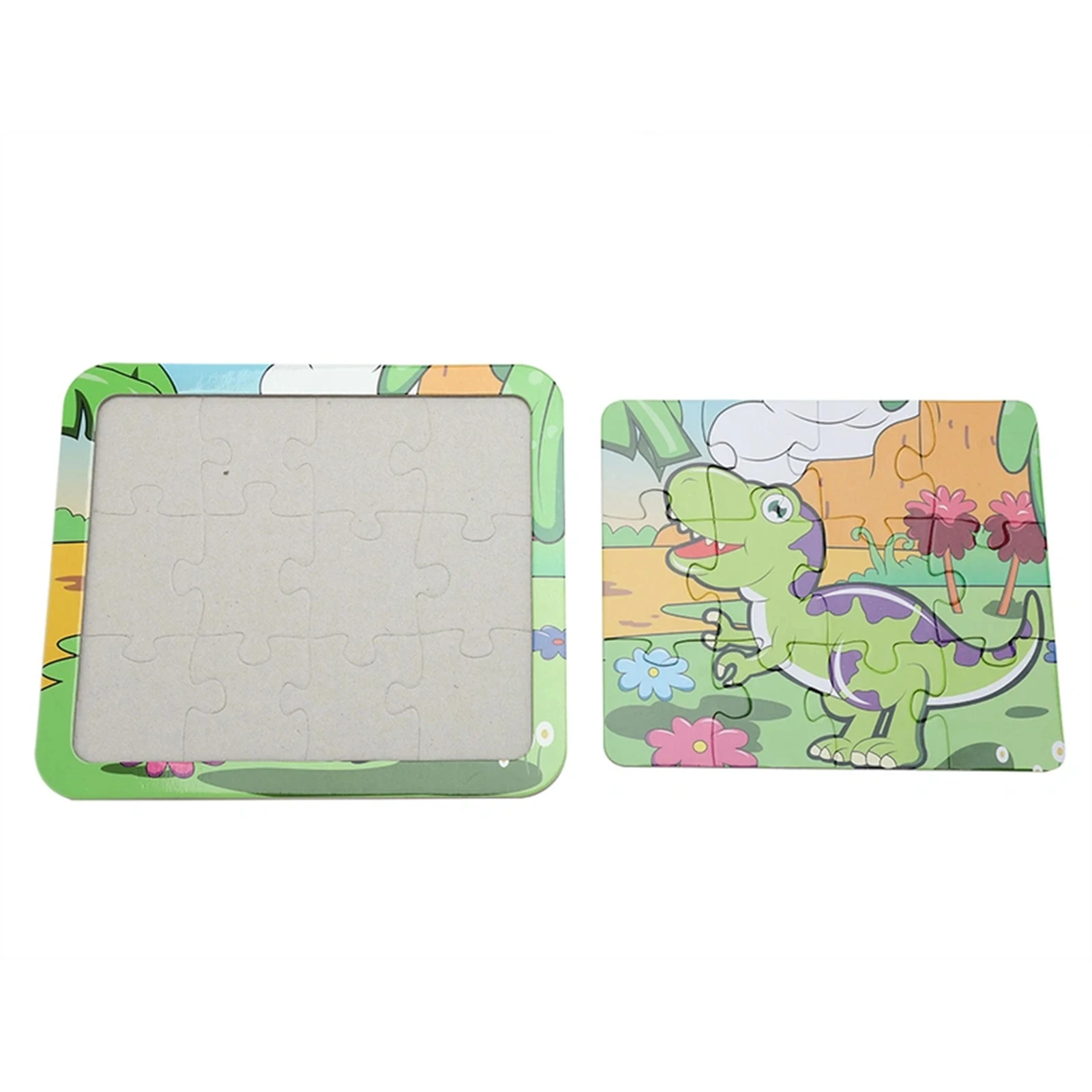 Puzzle Water Doodles Board For Toddlers Easy Using Water-Based Painting Pen For Home Activity