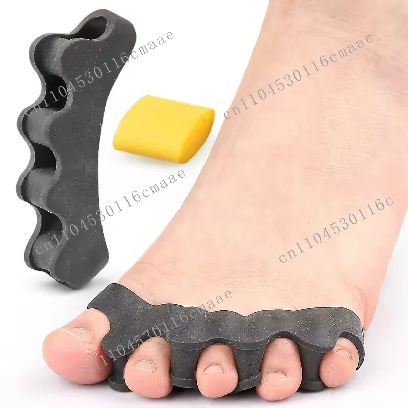 Adjustable toe splitter shaping thumb valgus big foot bone overlap foot clamp orthosis pad 5 hole separator