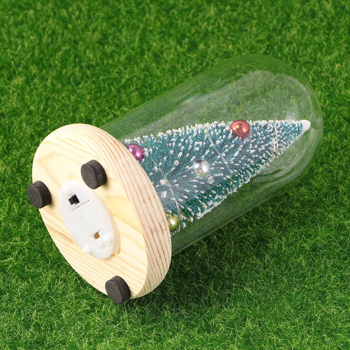 شجرة مطرز زخرفة اليدوية الزجاج ليلة ضوء Led مصباح لغرفة النوم حفل زفاف الديكور هدية الكريسماس #6