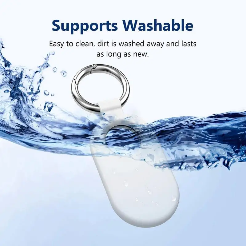 Silicone Cover For Samsung Galax Smart Tag 2 Protection Waterproof Locator Tracke Case Keychain Anti-lost Smart Ring Cover