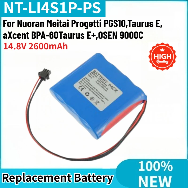 

NT-LI4S1P-PS High Quality Battery 14.8V 2600mAh for Nuoran Meitai Progetti PGS10,Taurus E,aXcent BPA-60Taurus E+,OSEN 9000C