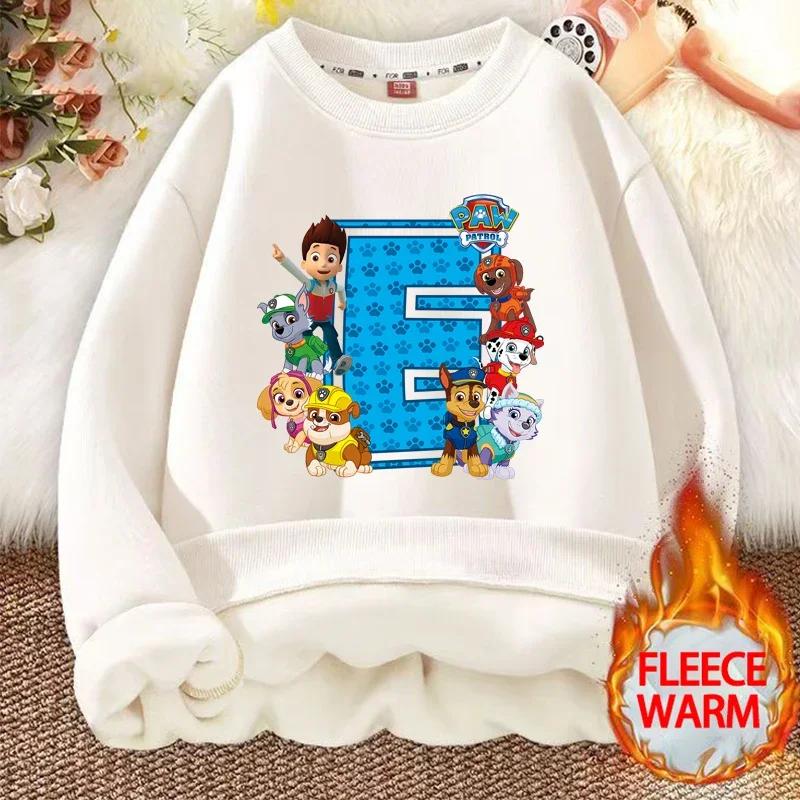 PAW Patrol Children Sweatshirt Clothes Girl Baby Thin Pullover Long Sleeve Shirt Kawaii Top Kid Autumn Clothes Christmas Gift #5