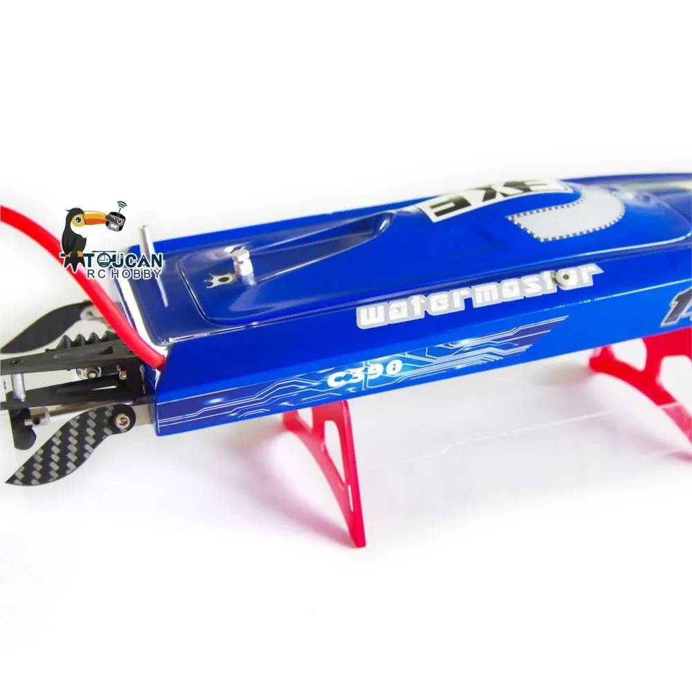 C390 DTRC RC High Speed Boat Racing Boat Remote Control Waterproof Mini Blue Ship Toys Model for Gifts TH22974