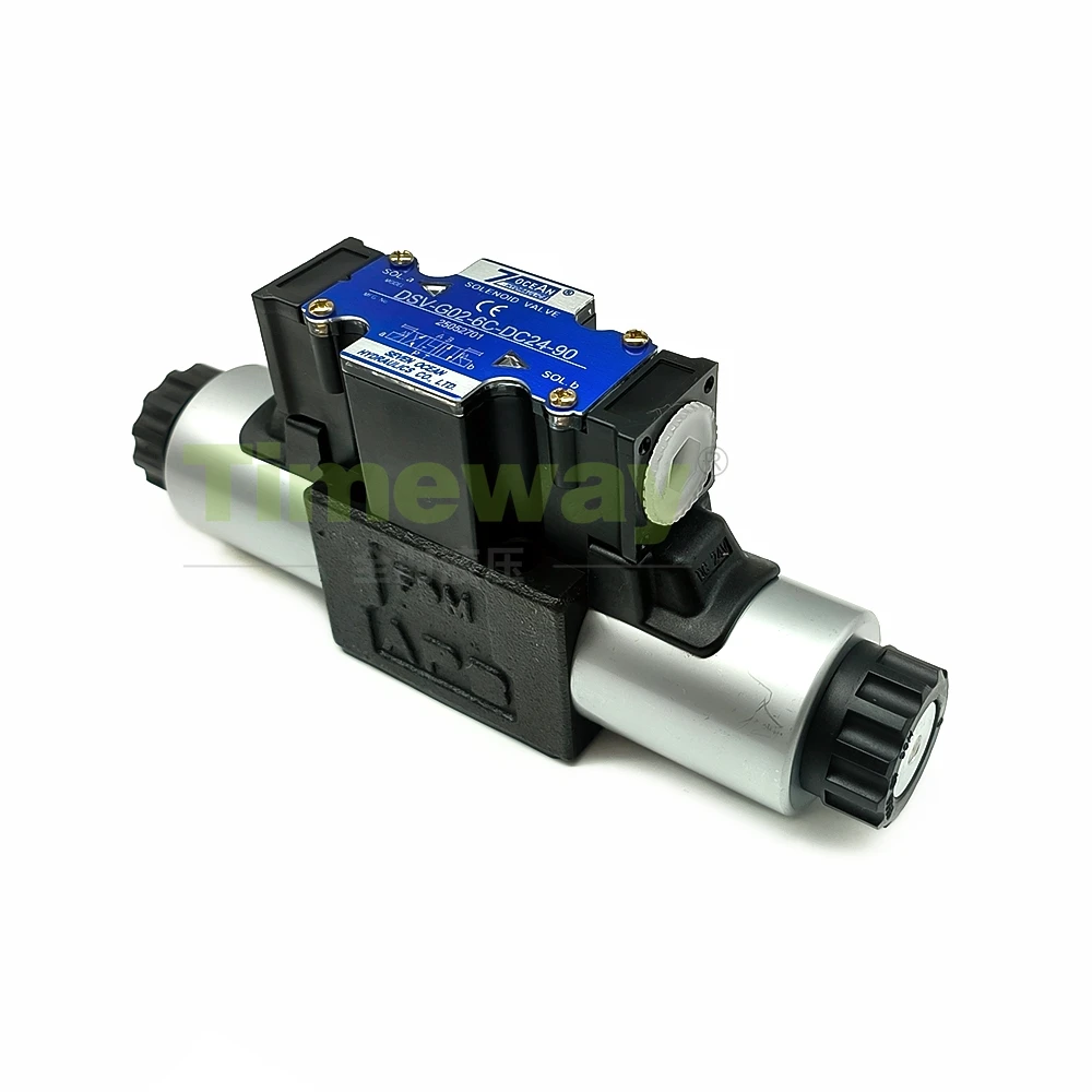 Hydraulic Solenoid Valve Directional Control Valve Replace for DSV-G02-6C-DC24-90 7OCEAN Hydraulic Valve