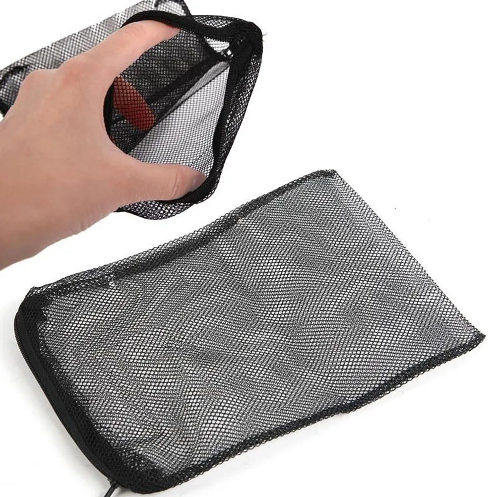 

12pcs Filter Bag Aquarium Pond Strainer Fine Mesh Drawstring Closure for Bio Balls Carbon Ceramic Remover Garden Pond