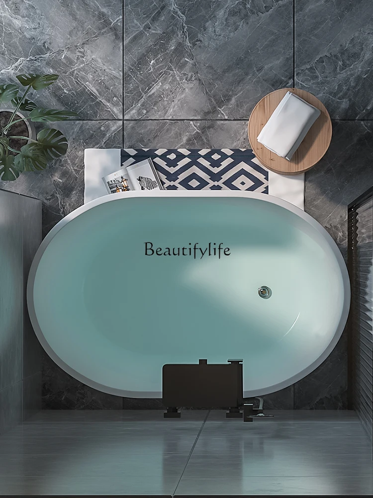 Small Apartment Japanese-Style Deep Bubble Adult Acrylic Portable Household Small Bathtub