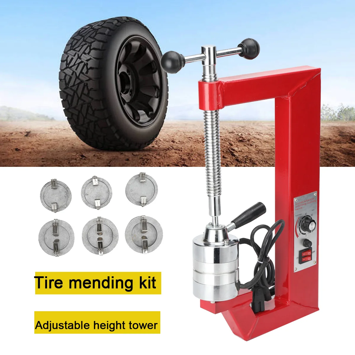 Car Automatic Temperature Control Vulcanizing Machine Tire Repairing Equipment Car Repair Tools Set