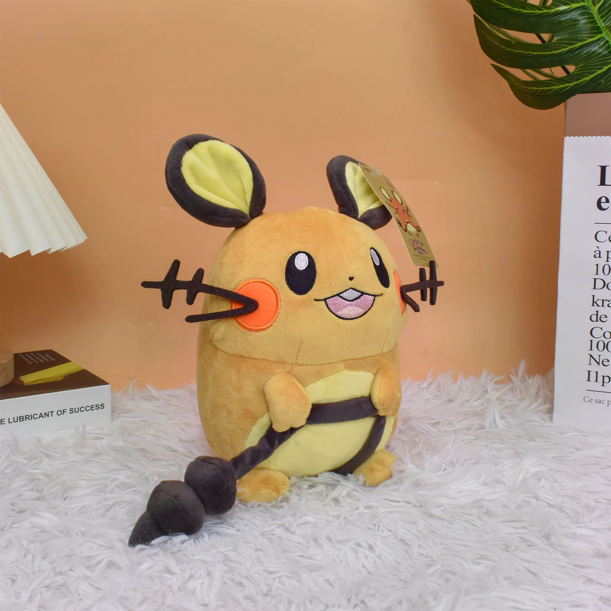 Dedenne ตุ๊กตาโปเกมอนของเล่นตุ๊กตาตุ๊กตามือการ์ตูนน่ารัก, ตุ๊กตาน่ารักน่ารักของขวัญวันเกิดวันคริสต์มาสสำหรับเด็กและเพื่อนของสะสม