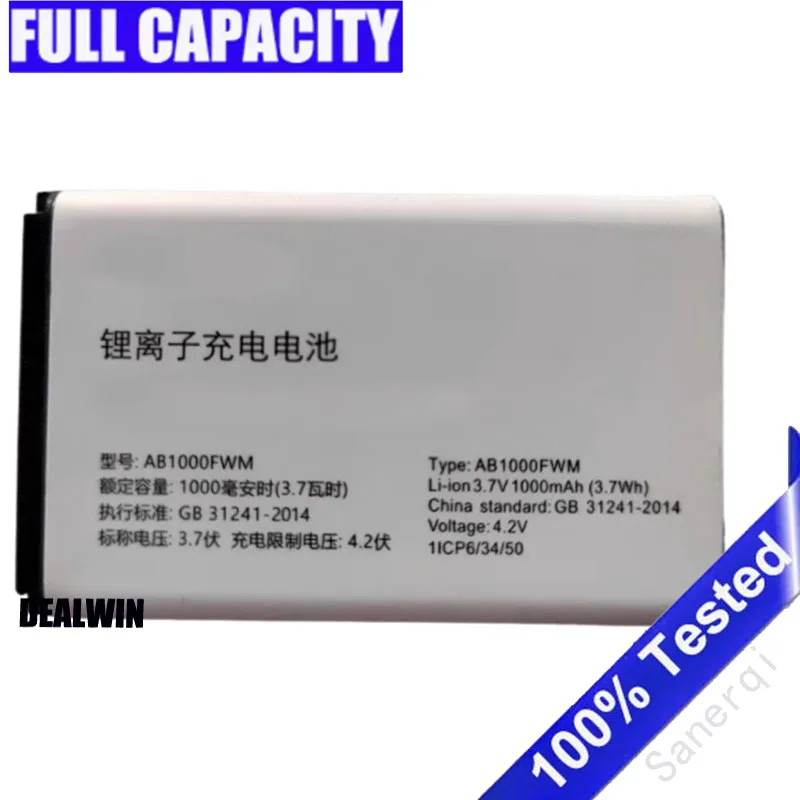 high quality battery for philips AB1000FWM E308 E139 E6105 mobile phone Bateria