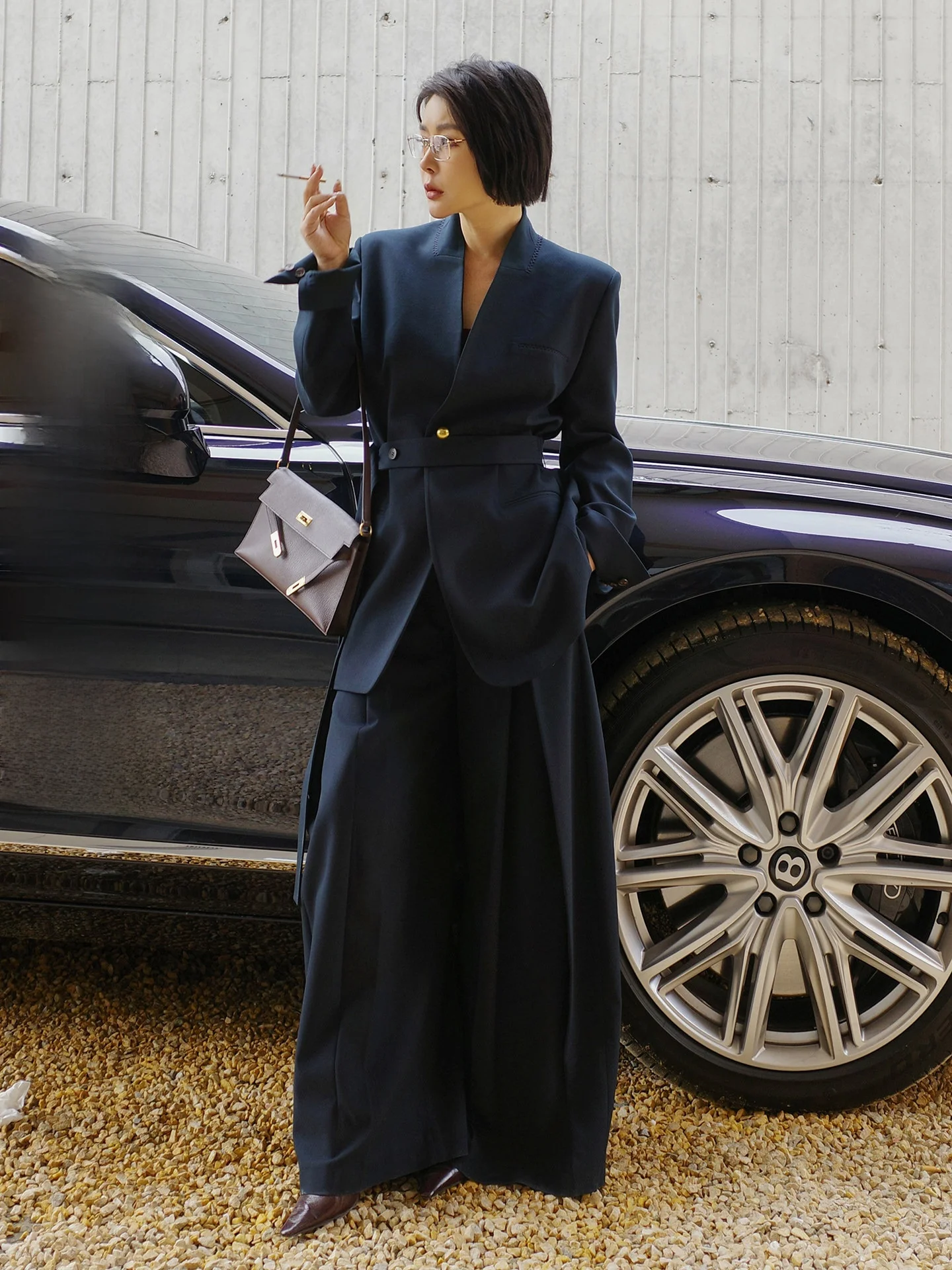 

Женский шерстяной пиджак средней длины Manhattan Sle: повседневный, деловой, модный, из полиэстера, шерсти Lenzing и спандекса