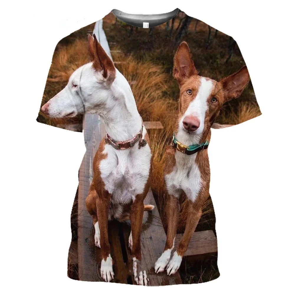 Hound Dog Hunting T-Shirts 3D Print Men Women Summer Round Neck Short Sleeve T Shirt Casual Tops Harajuku Tees Men's Clothing