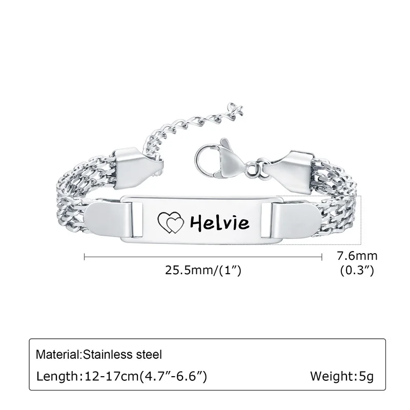 Personalisiertes Baby-Namensarmband 14K Vergoldet Individuelles ID-Armband für Mädchen Jungen Maßgefertigtes Textarmband Neugeborenen-Geschenk – Detail 14