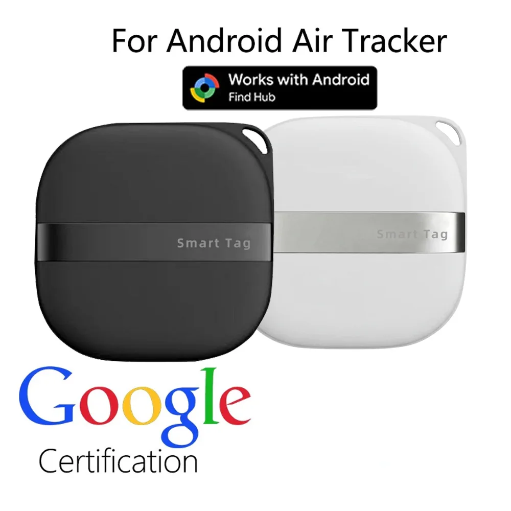 Smart Tag GPS Positioning Pet Anti-Lost Device with Indicator Light for Android Google Find Hub Item Trackers Finder Locator