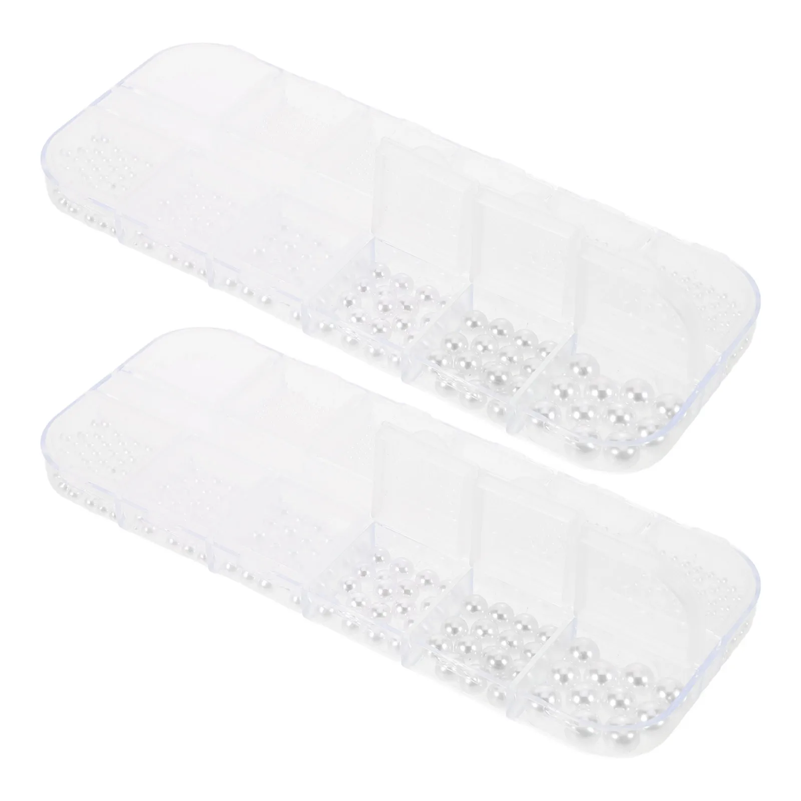 

2 Boxes White Flatback Pearls Nail Charm Half Round Faux Pearl Nail Art Decorations For Acrylic Nails Diy Manicure Supplies