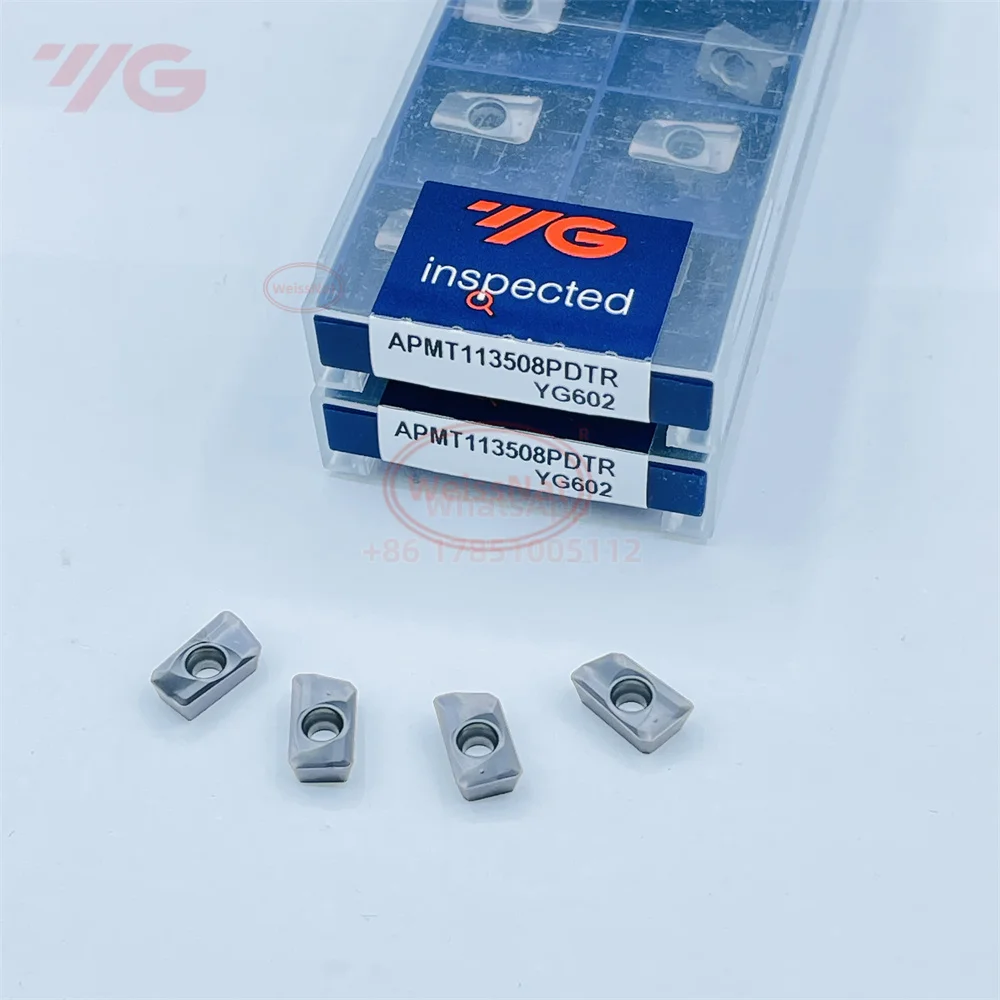 YG-1 APMT160408PDTR APMT113504PDTR APMT113508PDTR YG602 YG612 Carbide Inserts APMT Milling Inserts