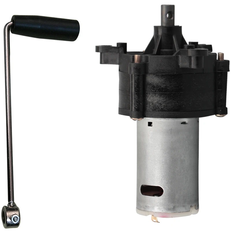 เครื่องกำเนิดไฟฟ้า24V มอเตอร์กังหันลมฉุกเฉินแบบมือหมุนขนาดเล็ก