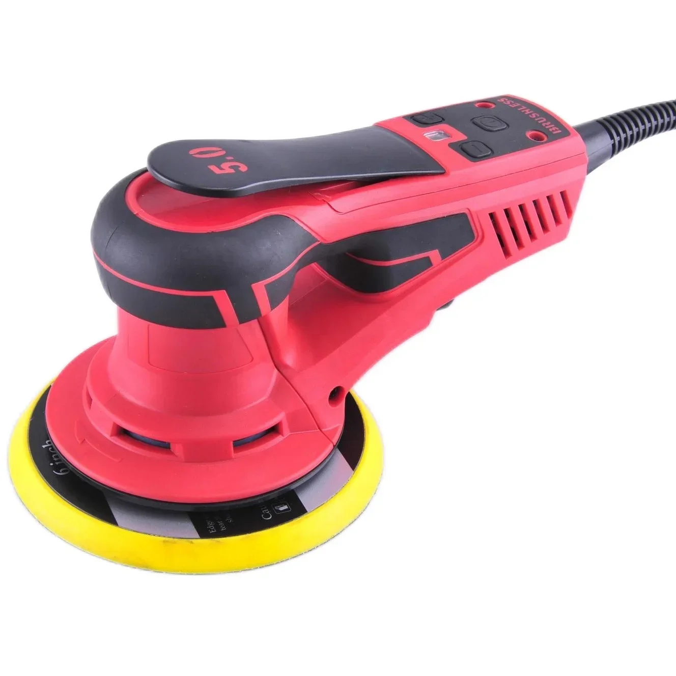 Heavy-Duty Variable Speed Corded Brushless Random Orbital Sander for Car/Wood/Steel/Drywall